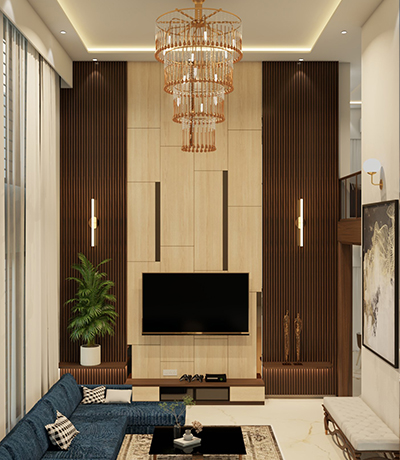 Inland Indoors completed living-room interior