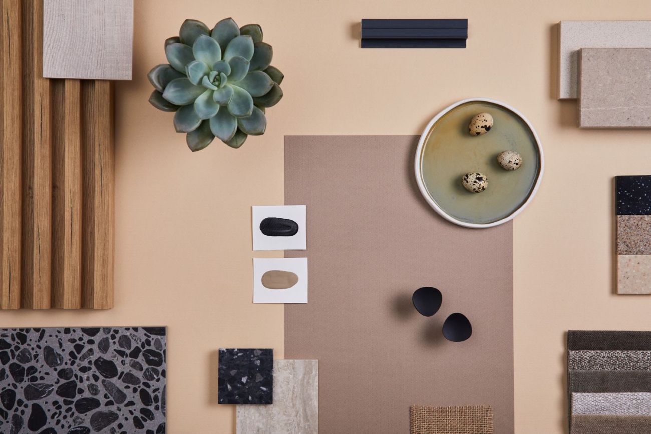 Interior design moodboard by Inland Indoors