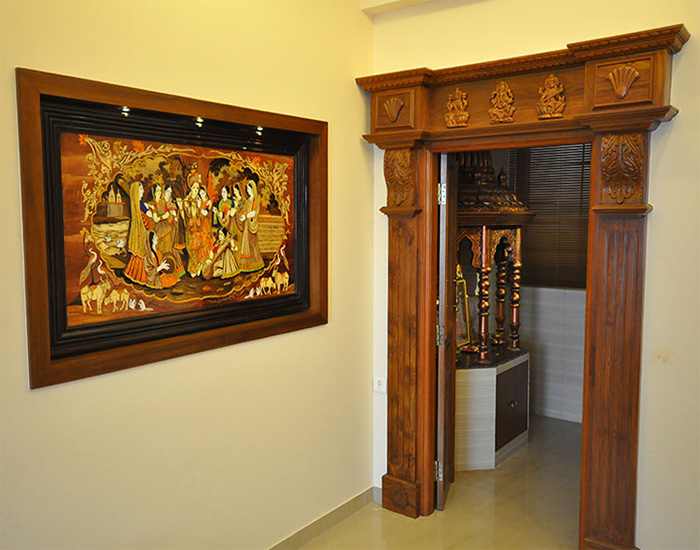 Contemporary Pooja Room